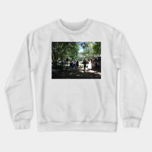 A Special Party in our Garden. Magpie Springs - South Australia - Adelaide Hills / Fleurieu Peninsula Crewneck Sweatshirt